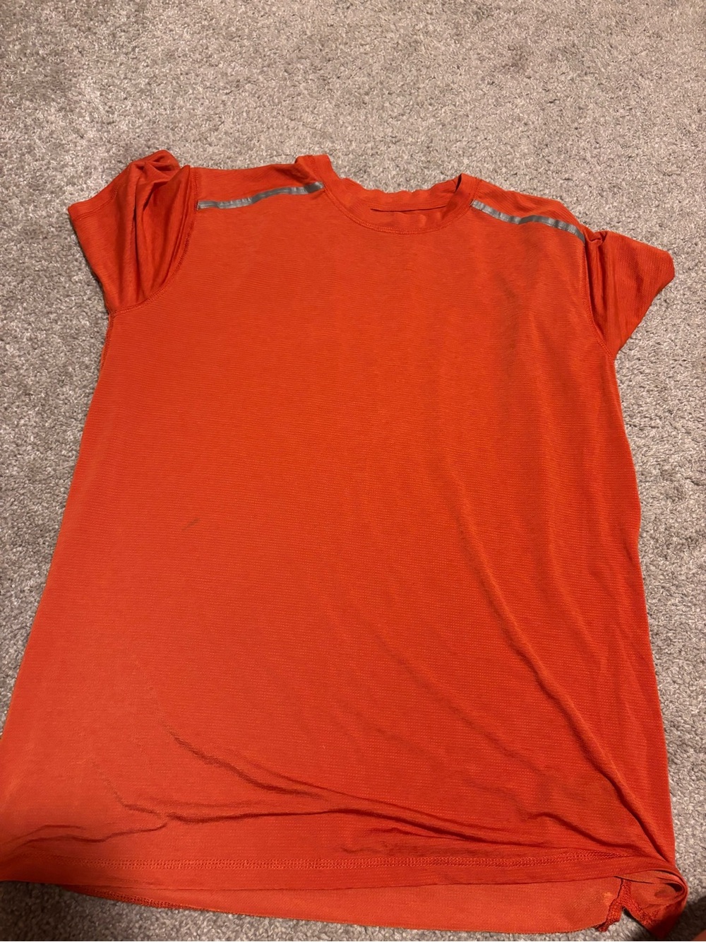 Men's Short Sleeve Orange Performance Tee